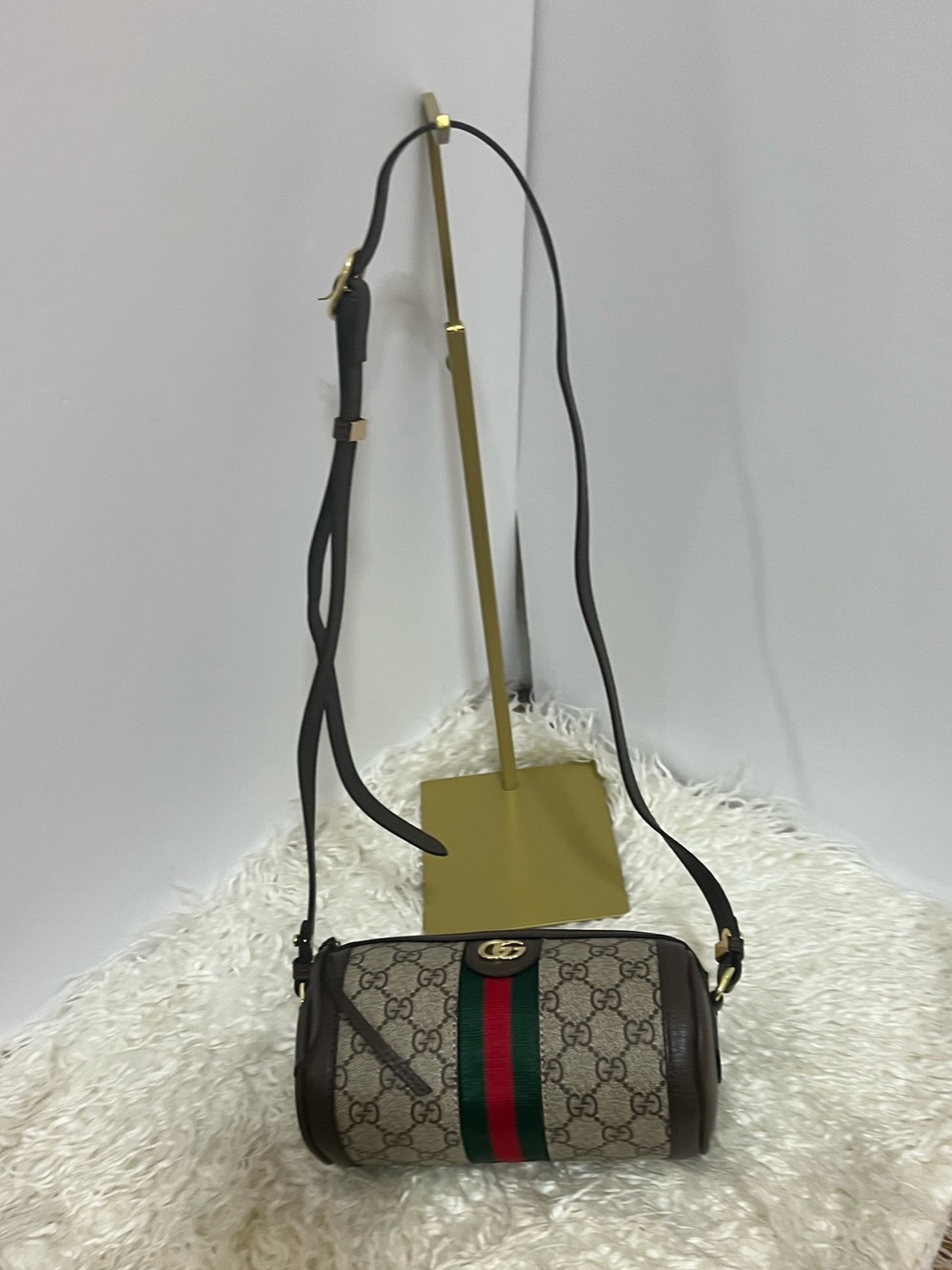 Monogram Barrel Crossbody Bag with 2 Straps - Picture 10 of 13